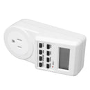Indoor Mini Outlet Timer Digital Countdown Timer Outlet Indoor Timed Power Switch with Countdown Power Off Protection US Plug 120V 15A 1800W.μ
