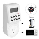 Indoor Mini Outlet Timer Digital Countdown Timer Outlet Indoor Timed Power Switch with Countdown Power Off Protection US Plug 120V 15A 1800W.μ