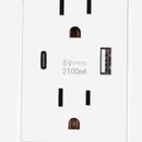 Socket USB Type C Wall Outlet Multi Functional High Safety Receptacle for Home