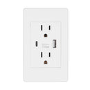 Socket USB Type C Wall Outlet Multi Functional High Safety Receptacle for Home