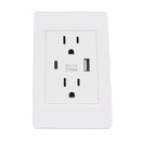 Socket USB Type C Wall Outlet Multi Functional High Safety Receptacle for Home