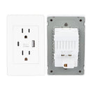 Socket USB Type C Wall Outlet Multi Functional High Safety Receptacle for Home