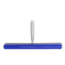 Silicone Manual Roller Cleaner Tool Laminated Static Lint Remover with Metal Handle Blue 16in