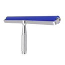 Silicone Manual Roller Cleaner Tool Laminated Static Lint Remover with Metal Handle Blue 16in