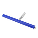Silicone Manual Roller Cleaner Tool Laminated Static Lint Remover with Metal Handle Blue 16in