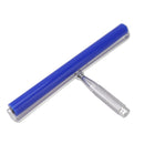Silicone Manual Roller Cleaner Tool Laminated Static Lint Remover with Metal Handle Blue 16in