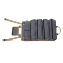 Roll Up Tool Bag Multipurpose Portable Tool Storage Bag Oxford Cloth Separate Pockets Tool Organizer for Gardening Camping Grey
