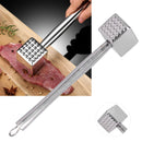 Meat Hammer Heavy Duty Steak Loose Tenderizer Hammer with NonSlip Stainless Steel Handle Kitchen Tool