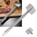 Meat Hammer Heavy Duty Steak Loose Tenderizer Hammer with NonSlip Stainless Steel Handle Kitchen Tool