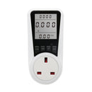 LCD Display Electricity Usage Power Meter Socket Energy Watt Voltage Amps Tester Wattage KWH Consumption Analyzer Monitor Outlet AC230V~250V