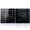 Smart Tuya WiFi Thermostat Voice Control 16A Digital Programmable LCD Display Touchscreen Underfloor Heating Temperature Controller Digital Intelligent Wall Thermostat for Electric Heating Compatible with Amazon Home