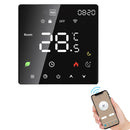 Smart Thermostat for Home Touchscreen Voice Control Programmable Temperature Control IP20 Protection Auto/Manual Mode Digital Thermostat for 16A Electric Underfloor Heating