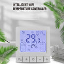 Smart Thermostat for Home WiFi Voice Tuya App Programmable Temperature Control IP20 Protection 24H Timed On/Off Digital Thermostat for 3A Water Underfloor Heating Compatible with Amazon Home