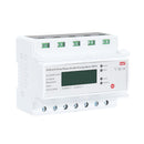 Smart Electricity Meter WIFI Remote Prepaid Electricity Meter Multifunctional 3-phase Rail Type Home Room Rlectricity Meter LCD Screen for Tuya App Electricity Management Digital Energy Meter