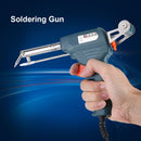 60W Portable Automatic Send Tin Electrical Soldering Iron Gun Welding Tool(Blackish Green)