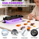 High-Efficiency 96 LED UV Curing Light for Resin and Epoxy Crafting – USB-Powered Desktop Lamp for DIY Jewelry, Halloween Ornaments, and Quick-Dry UV Glue Projects with Adjustable Stand (96LEDS)
