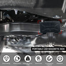 Waterproof Magnetic Car Storage Box for Outdoor Travel, Underbody Hidden Stash Case with Foam Lining, Portable Magnet Tool Organizer for Camping and Tactical Use (15.5*10*4.5cm)