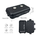 Waterproof Magnetic Car Storage Box for Outdoor Travel, Underbody Hidden Stash Case with Foam Lining, Portable Magnet Tool Organizer for Camping and Tactical Use (20*12*5cm)