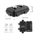 Waterproof Magnetic Car Storage Box for Outdoor Travel, Underbody Hidden Stash Case with Foam Lining, Portable Magnet Tool Organizer for Camping and Tactical Use (20*12*5cm)