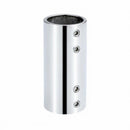 316 Stainless Steel Straight Connector for Boat Handrail, 180 Degree Round Tube Joint Fitting for Marine Railing and Yacht Hardware (25mm, Handrail Straight Connector – Cast)