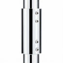 316 Stainless Steel Straight Connector for Boat Handrail, 180 Degree Round Tube Joint Fitting for Marine Railing and Yacht Hardware (30mm, Handrail Straight Connector)
