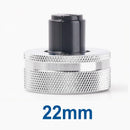 Hydraulic Tube Expander Replacement Heads with Chrome-Plated Knurled Body and Black Hardened Expanding Tip for Refrigeration Copper Pipe Installation and Maintenance(22mm)