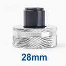 Hydraulic Tube Expander Replacement Heads with Chrome-Plated Knurled Body and Black Hardened Expanding Tip for Refrigeration Copper Pipe Installation and Maintenance(22mm)