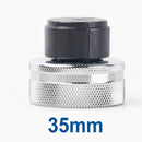 Hydraulic Tube Expander Replacement Heads with Chrome-Plated Knurled Body and Black Hardened Expanding Tip for Refrigeration Copper Pipe Installation and Maintenance(22mm)