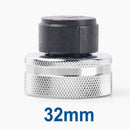 Hydraulic Tube Expander Replacement Heads with Chrome-Plated Knurled Body and Black Hardened Expanding Tip for Refrigeration Copper Pipe Installation and Maintenance(25mm)