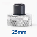 Hydraulic Tube Expander Replacement Heads with Chrome-Plated Knurled Body and Black Hardened Expanding Tip for Refrigeration Copper Pipe Installation and Maintenance(35mm)