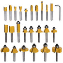 Router Bits Set, Router Bits Set of Pieces kit with shank in Aluminum Storage Case,Woodworking Tools Include Straight Cut