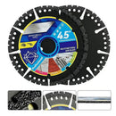 4.5" Multi-Material Diamond Blade - Zero Compromise, Max Durability, Cut Any Material Instantly, Diamond Multi Purpose Saw Blade, for Angle Grinder, for Stone, Tile, Concrete, Brick & Metal