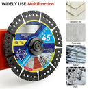 4.5" Multi-Material Diamond Blade - Zero Compromise, Max Durability, Cut Any Material Instantly, Diamond Multi Purpose Saw Blade, for Angle Grinder, for Stone, Tile, Concrete, Brick & Metal