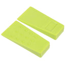 2Pcs Compact Plastic Woodcutting Wedges Green Logging Tools for Tree Felling