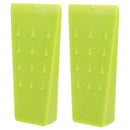 2Pcs Compact Plastic Woodcutting Wedges Green Logging Tools for Tree Felling