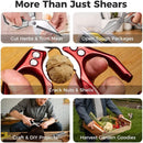 multifunctional heavy-duty kitchen shears, Poultry Shears with Ergonomic Handle, Ultra Sharp, for Chicken, Meat, Seafood, Bone Cutting dishwasher safe shears sharp