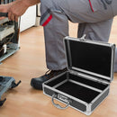 Portable Aluminum Alloy Toolbox with Handle Large Capacity Storage Organizer