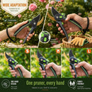 Garden Pruning Shears – Ergonomic Non-Slip Grip, Smooth & Precise Cuts, Comfortable for 1-Inch Branches, Shrubs & Roses