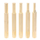 21pcs Professional Punch Tool Set Steel Pin Hammer Brass Leathercraft Repair