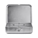 4Pcs Plated Silver Metal Spring Latch Lock for Cabinet Door Tool Box Secure Fastening