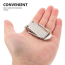 4Pcs Plated Silver Metal Spring Latch Lock for Cabinet Door Tool Box Secure Fastening