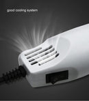 Portable Mini Handheld Hot Air Gun,200℃ Handheld Portable Hot Air Gun, for Shrink Wrapping, Epoxy Resin Supplies (White)