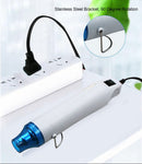 Portable Mini Handheld Hot Air Gun,200℃ Handheld Portable Hot Air Gun, for Shrink Wrapping, Epoxy Resin Supplies (White)