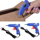 Glue Guns With Sticks 20w Hot Melting Glue Guns For Arts Craft 110-240v Suitable For Pasting Toy Models Making (blue)