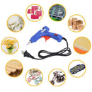 Glue Guns With Sticks 20w Hot Melting Glue Guns For Arts Craft 110-240v Suitable For Pasting Toy Models Making (blue)