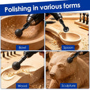 Sphere Rotary Burr Set, Powerful Cutting and Efficient Curved Processing, for Angle Grinder Drill High Carbon Steel Wood Grinding Burrs