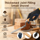 5Pcs Steel Pointing Trowel, Ergonomic Solid Wood Grips, Dual Semicircular Polished Heads, for Tile Wall Grouting Repair