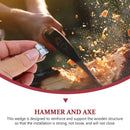 Handle Stability Hammer Wedges Iron 15Pcs Tool Reinforcement