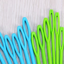 100Pcs Weaving Sewing Needles Plastic Assorted Color Large Holes Practical Use