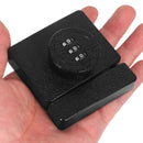 Mechanical Password Door Lock, Zinc Alloy, Black, No-Drill, for Cabinet and Drawer